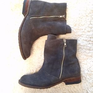 Dolce Vita Suede Moto Boots -- Size 9